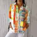 Comstylish Vintage Floral Printed Art Comfy Shirt