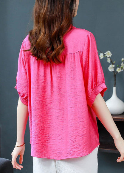 Yellow Embroidered Cotton Blouse Summer