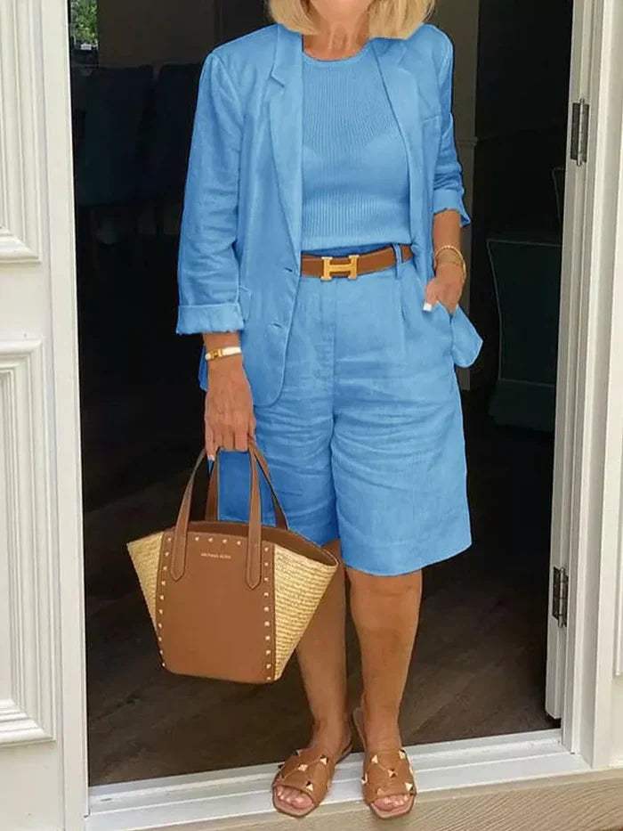 JO | Elegant blazer and shorts - Stylish - Ideal for warm days