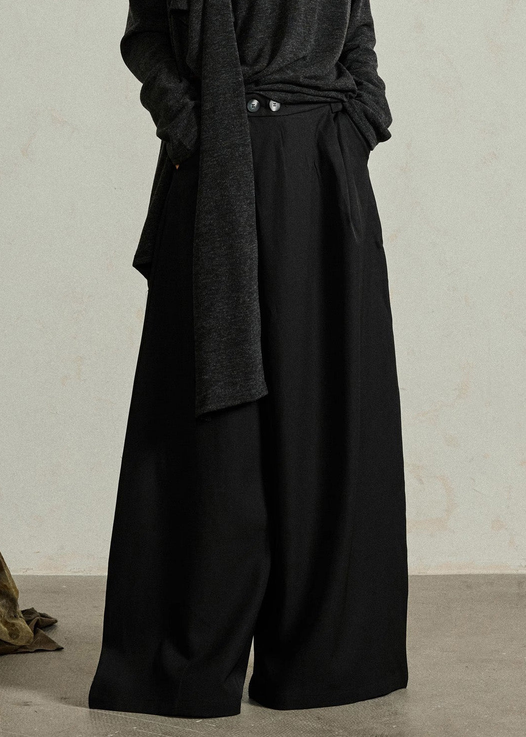 Ginger Pockets High Waist Wide Leg Pants