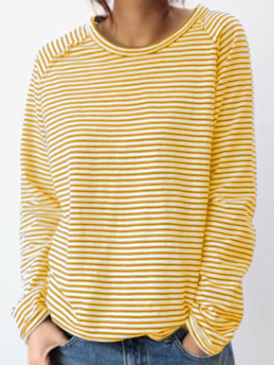 KS | Striped long-sleeved top