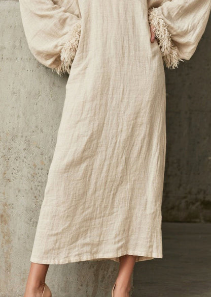 Diy White Oversized Patchwork Faux Fur Dresses Fall