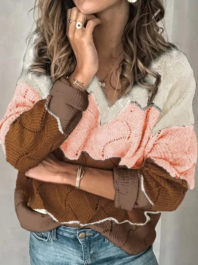 JO | Sweater with V-neck