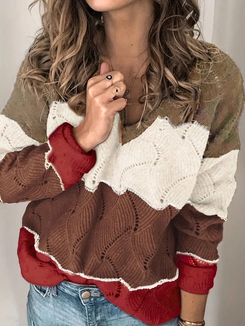 JO | Sweater with V-neck