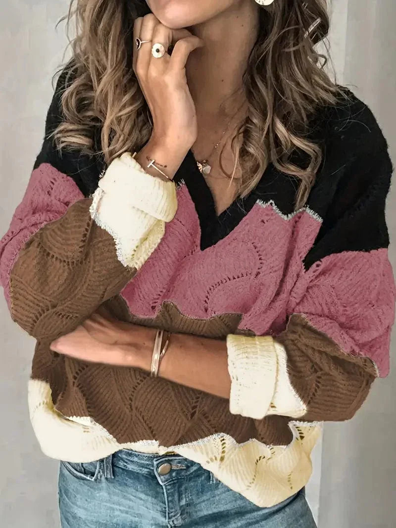 JO | Sweater with V-neck