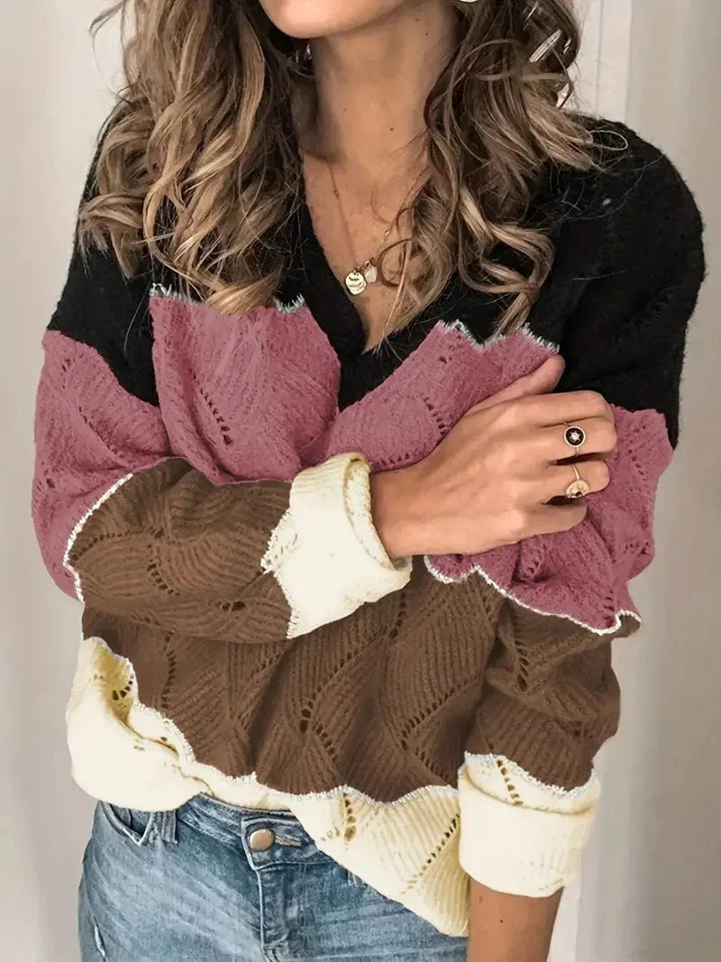 JO | Sweater with V-neck