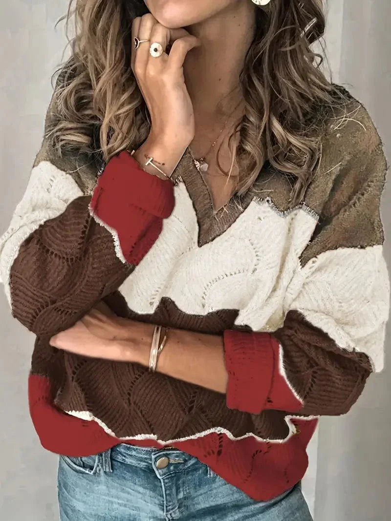 JO | Sweater with V-neck