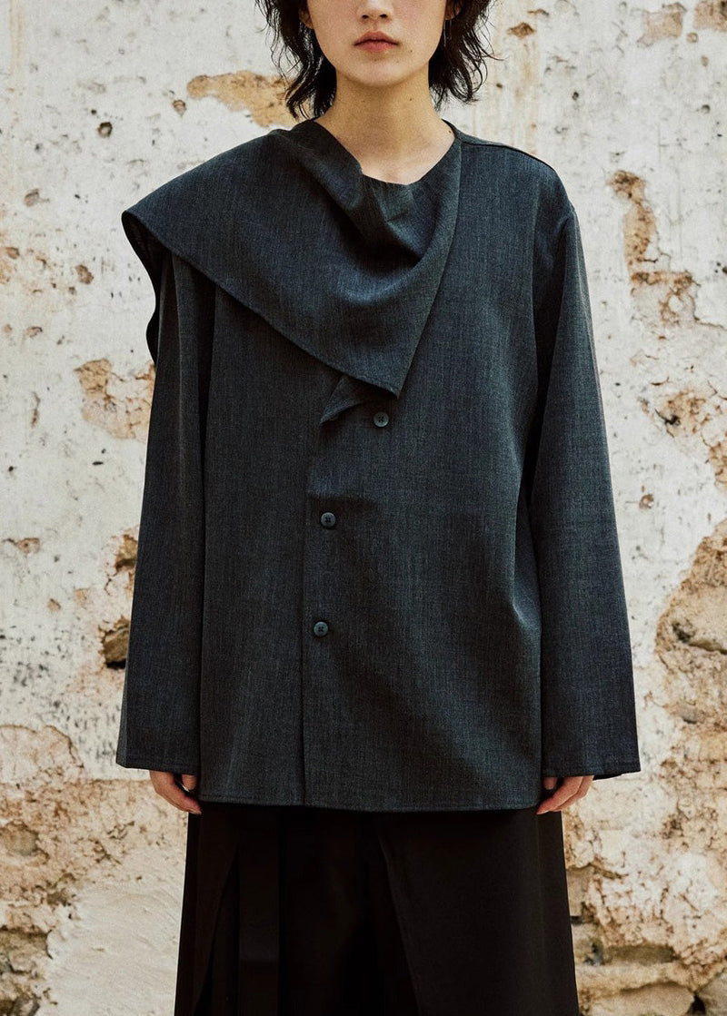 Green Patchwork Cozy Tops Fall