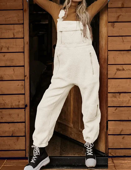JO | Women's fleece thermal overall with zipped pockets