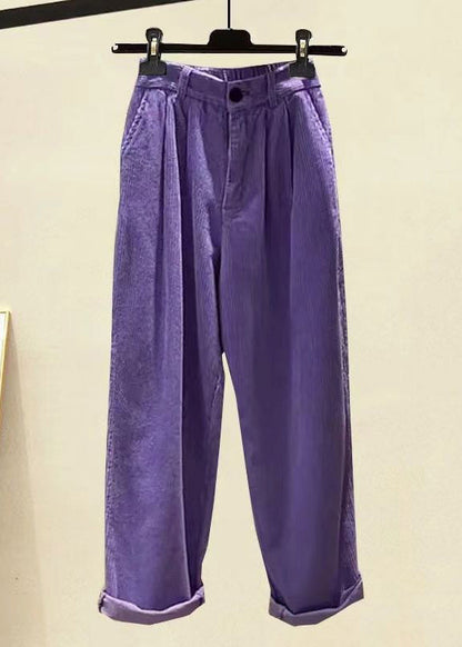 Black Print O-neck Cotton Knit Sweater and Straight Pants Two Pieces Set Spring