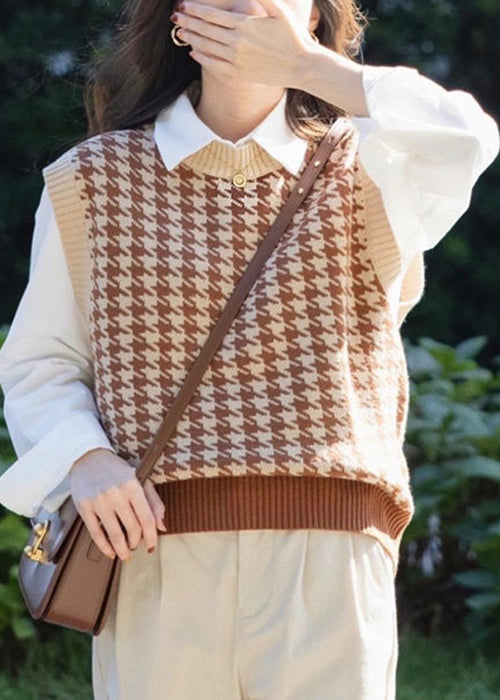 White Shirts and Waistcoat Patchwork Cotton Knit Sets 2 Pieces Fall