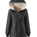 JO | Lined ladies hooded jacket in solid color