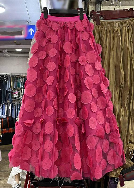 Khaki Tulle Maxi Skirt Spring