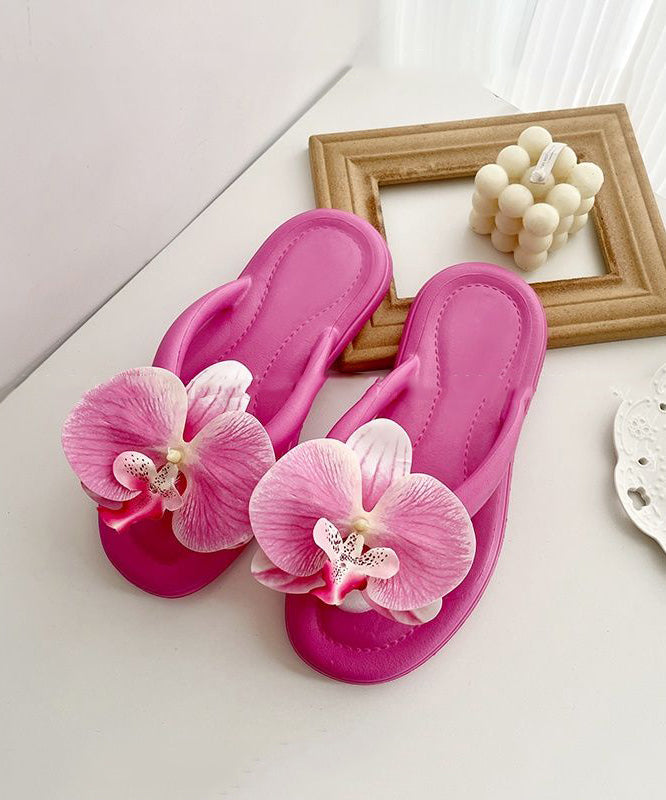Green Comfortable Flip Flops Splicing