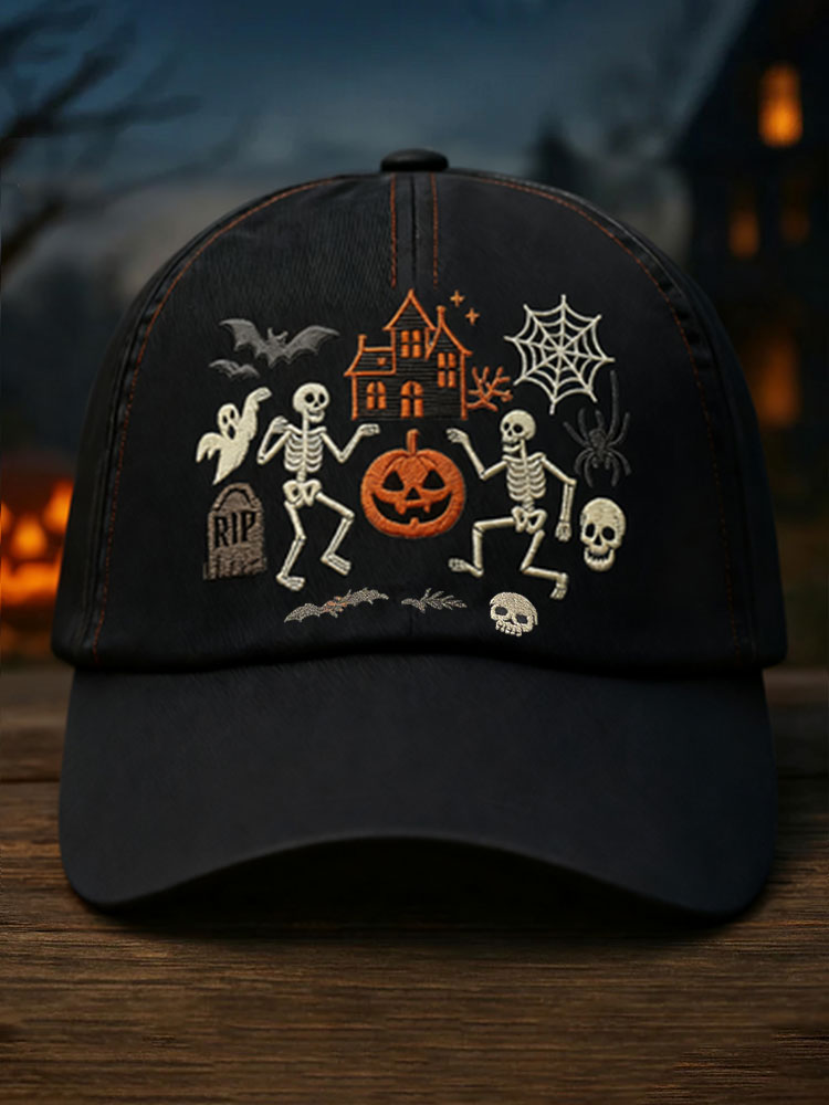 Halloween Printed Casual Unisex Hat artswardrobe