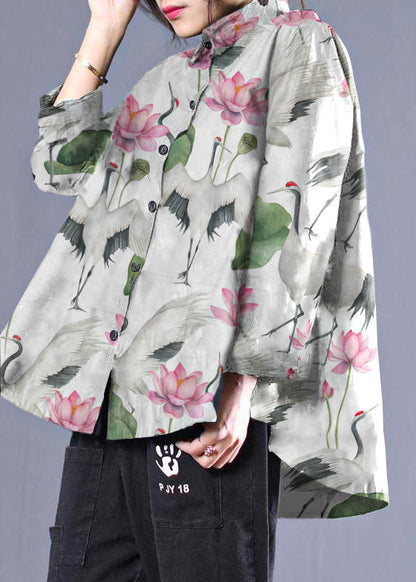 Diy Patchwork Shirts Green-checkered Blouses