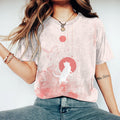 Abstract Creative Cute Cat Playing Painting Art T-Shirt elevenforest