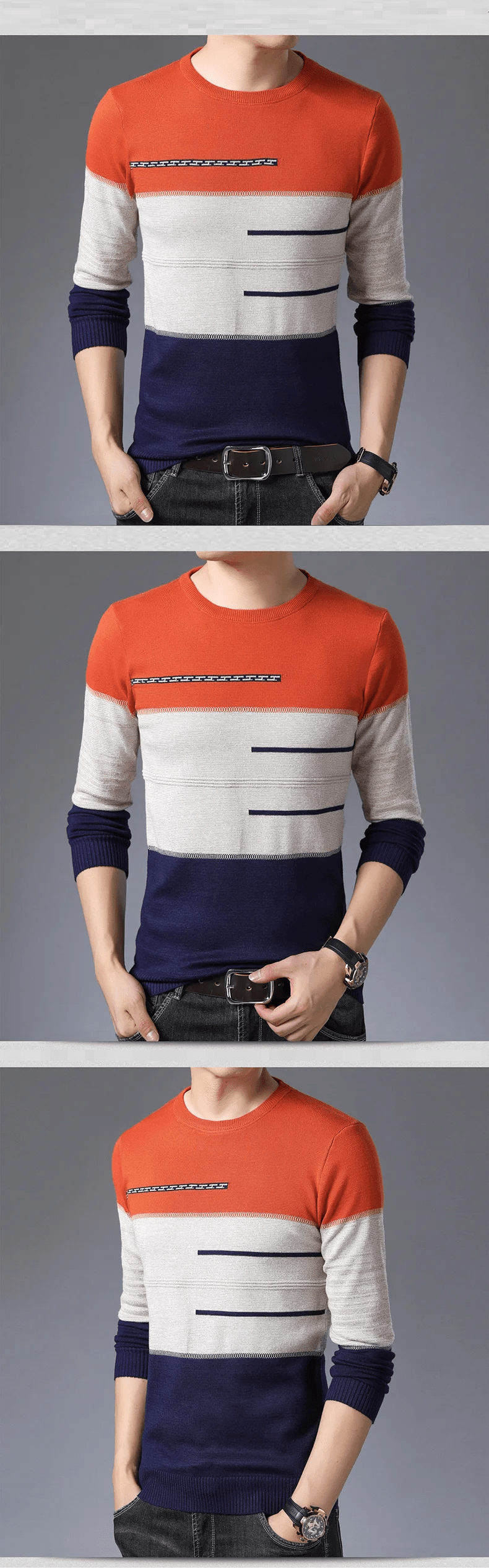 JO | Striped cotton sweater