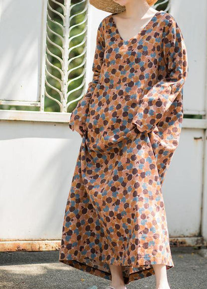 Diy Dotted Art Dresses Long Spring Dress
