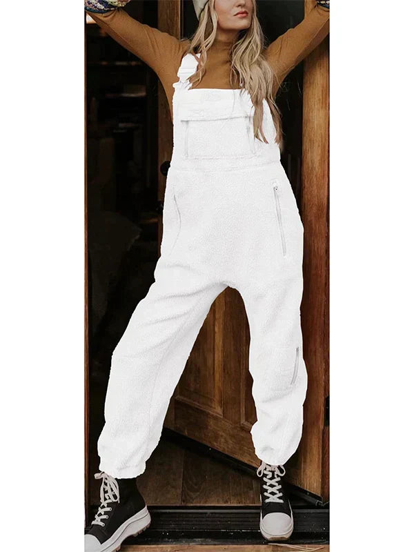 JO | Women's fleece thermal overall with zipped pockets