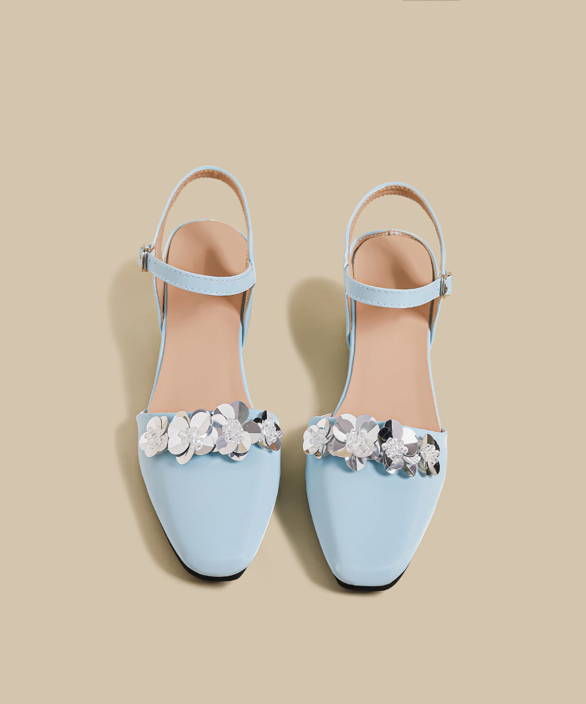 Comfortable Splicing Wedge Sandals Blue Faux Leather
