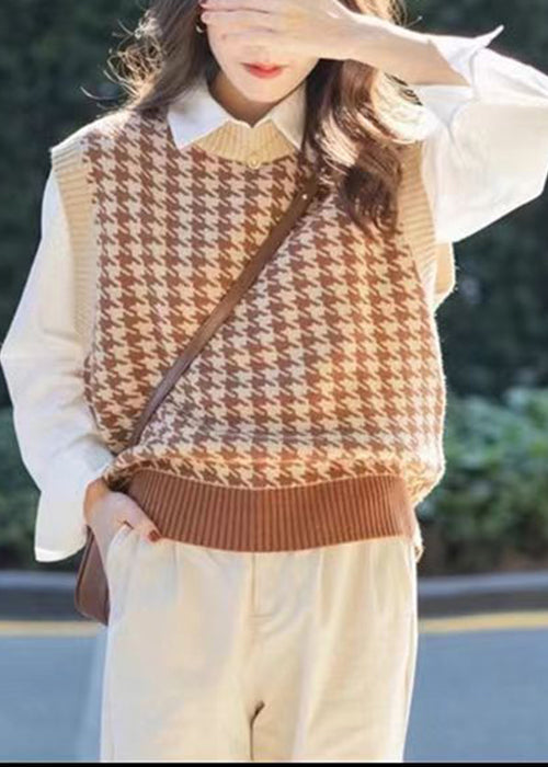White Shirts and Waistcoat Patchwork Cotton Knit Sets 2 Pieces Fall