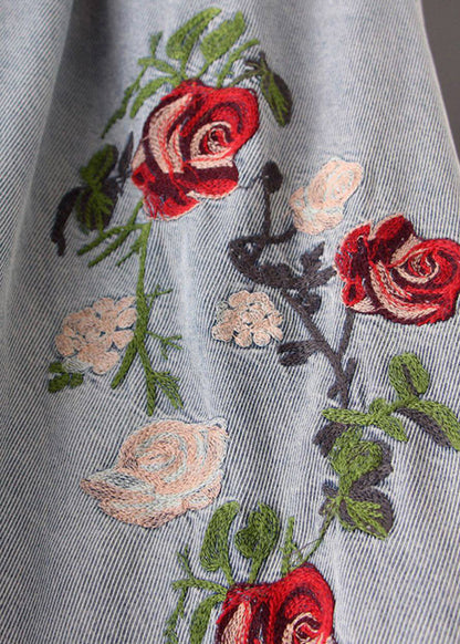 Grey Pockets Patchwork Draping Wide Leg Jeans