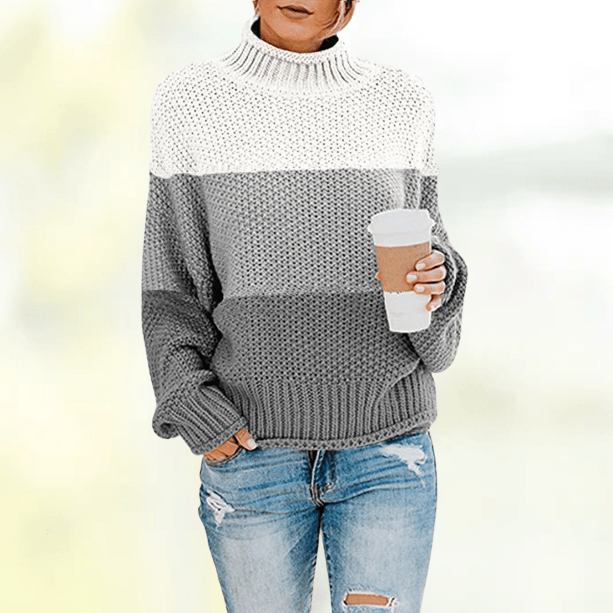 JO | Elegant striped sweater
