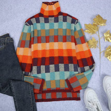 JO | Elegant plaid sweater