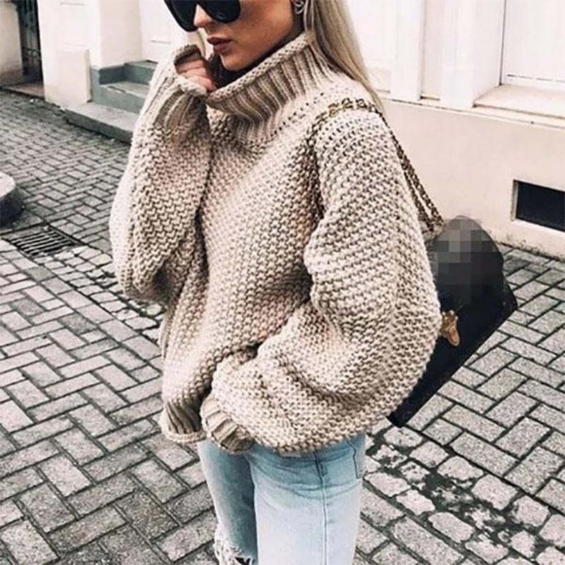 JO | Sweater with half-high collar