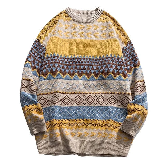 JO | Retro casual knitted sweater 2024