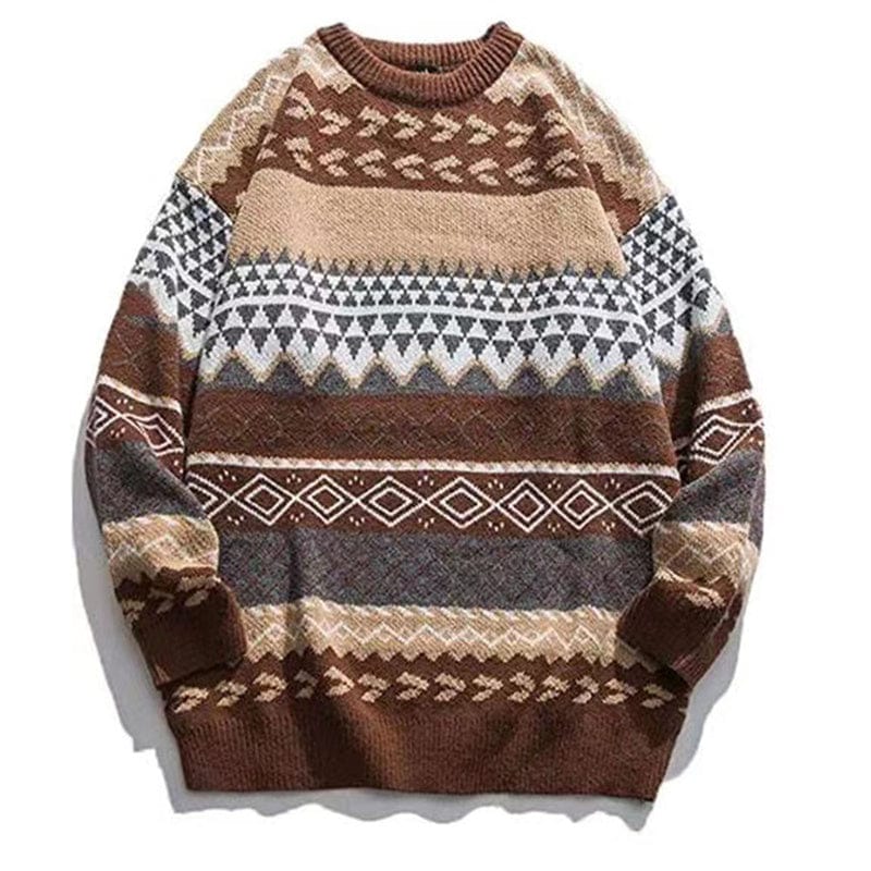 JO | Retro casual knitted sweater 2024