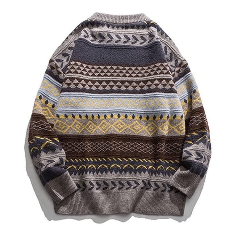 JO | Retro casual knitted sweater 2024