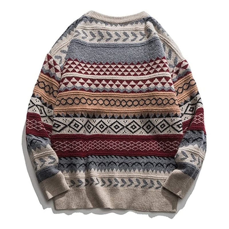 JO | Retro casual knitted sweater 2024