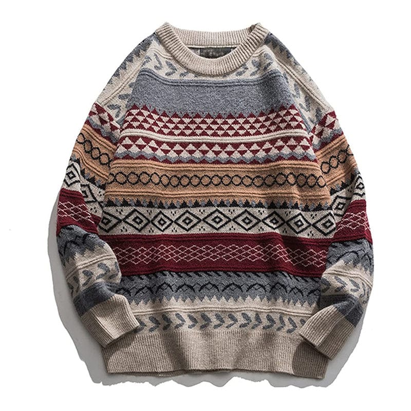 JO | Retro casual knitted sweater 2024
