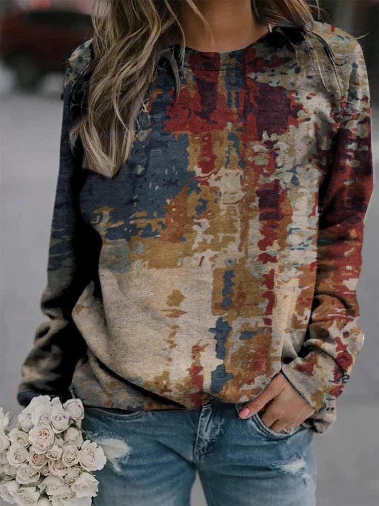 JO | Sweater with abstract print