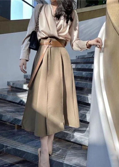 Diy Asymmetrical Patchwork Chiffon 2 Piece Outfit Spring
