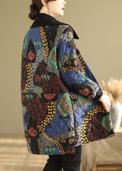 Pockets Thick Warm Fine Cotton Filled Coat Winter