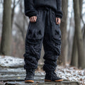 Halloween Pumpkin Emoji Men's Loose Knit Pants artswardrobe