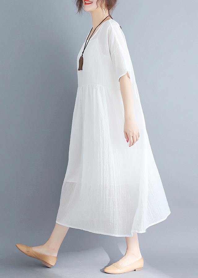 Summer White Two-piece White Dress