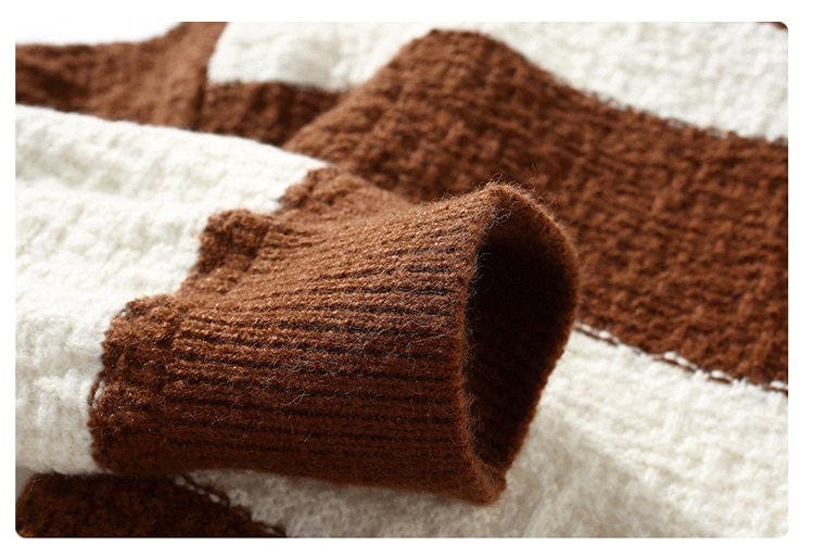 JO | Comfortable loose striped sweater 2024