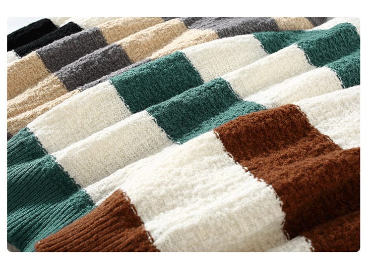 JO | Comfortable loose striped sweater 2024
