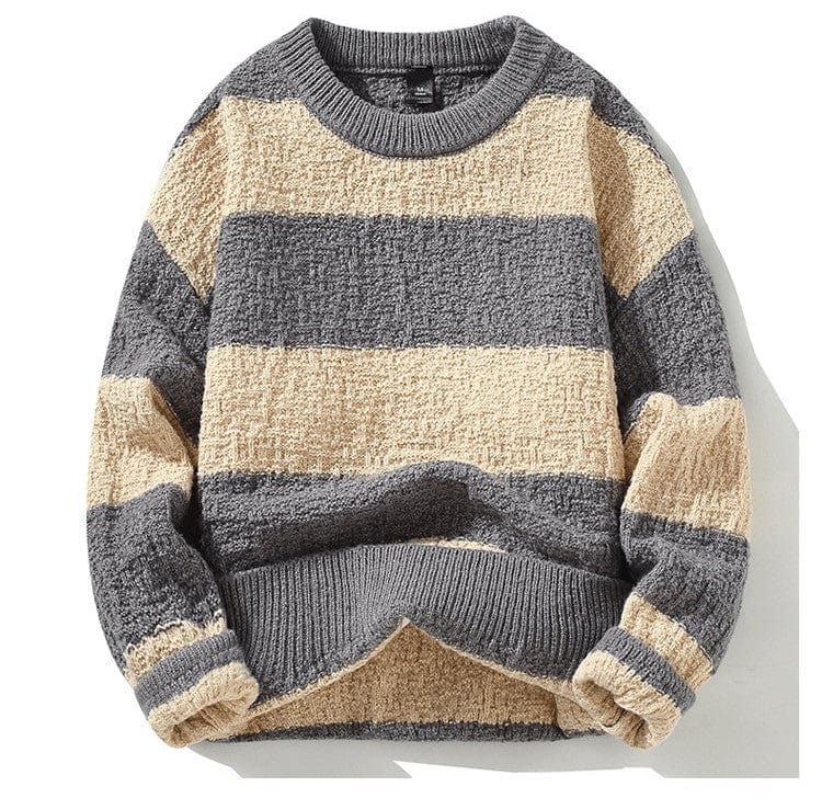 JO | Comfortable loose striped sweater 2024