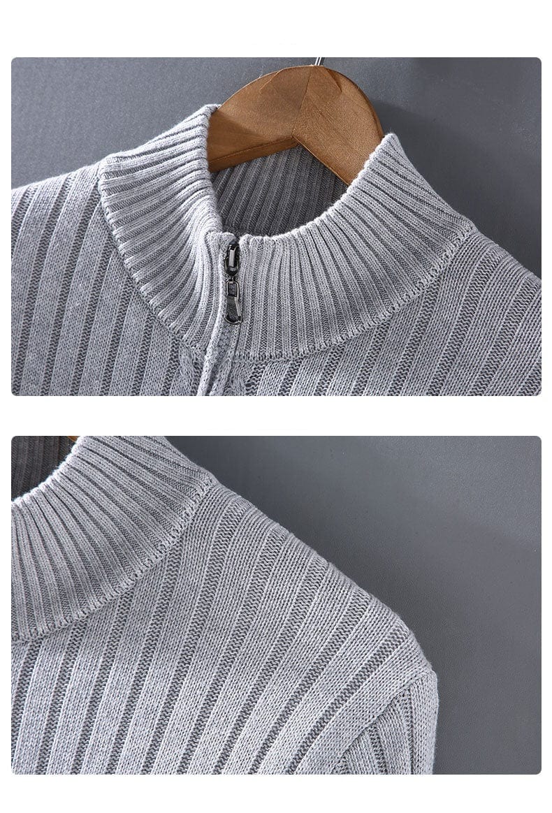JO | Knitted sweater with stand-up collar 2024