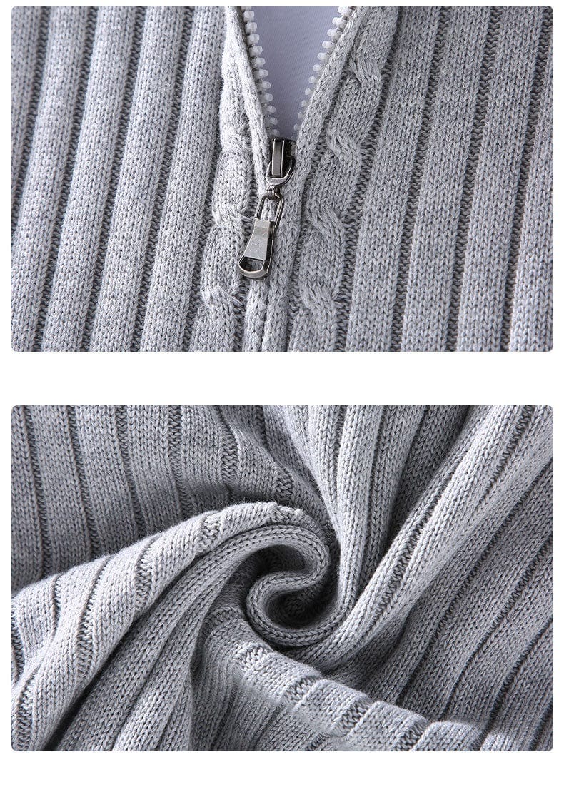 JO | Knitted sweater with stand-up collar 2024