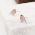 Robin Bird Stud Earrings