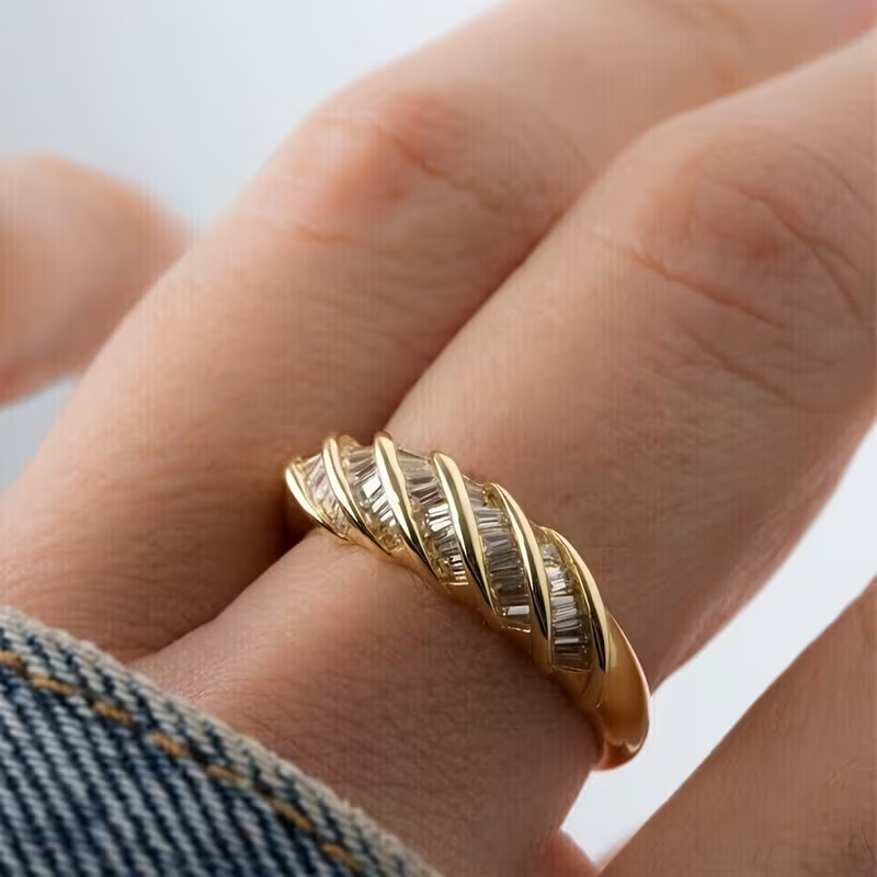 Romantic Gold Ring for Special Moments
