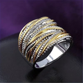 Vintage Layer Gold & Silver Ring
