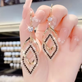 Exquisite Double-Layer Hollow Earrings