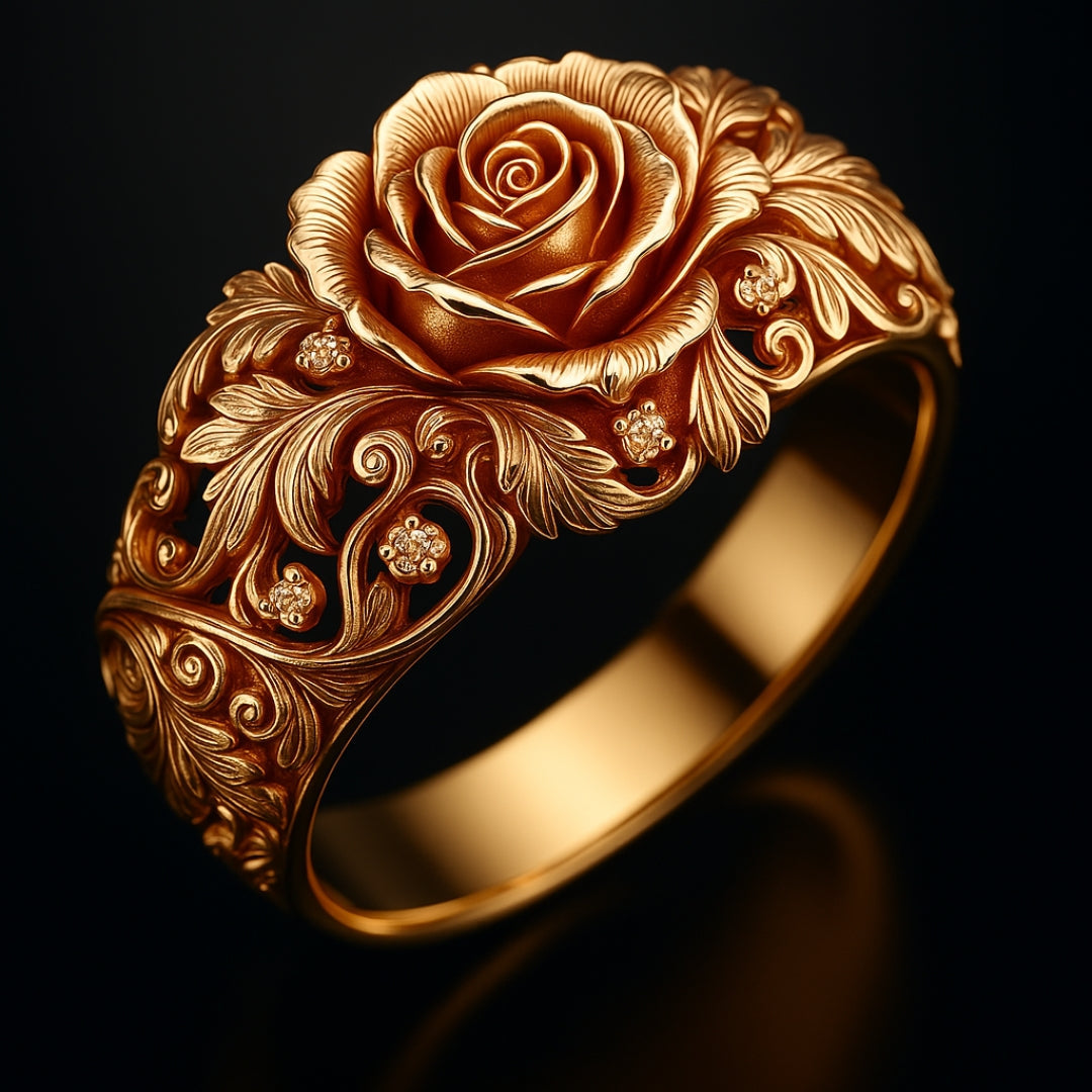 Classic Gold Ring with Timeless Appeal